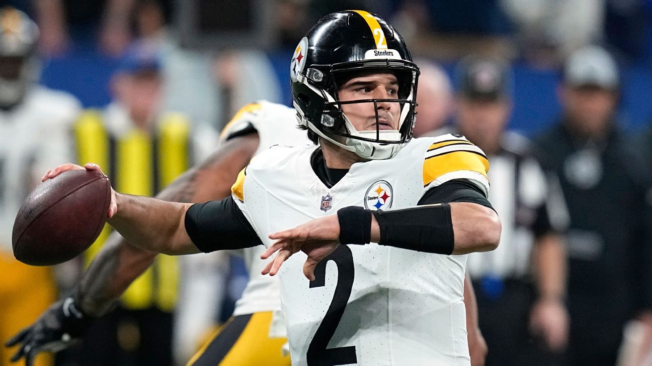 Skidding Steelers plan to start Mason Rudolph at QB vs. Bengals