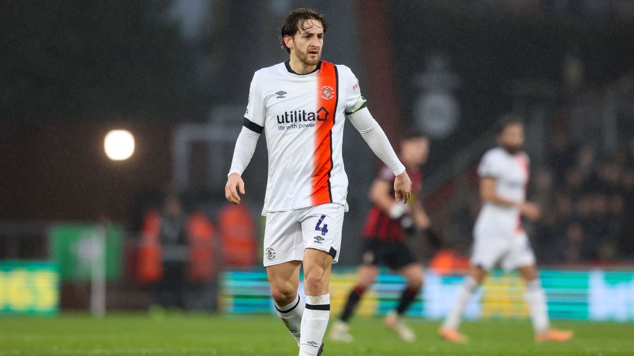 Eriksen sends support to Luton's Lockyer after collapse