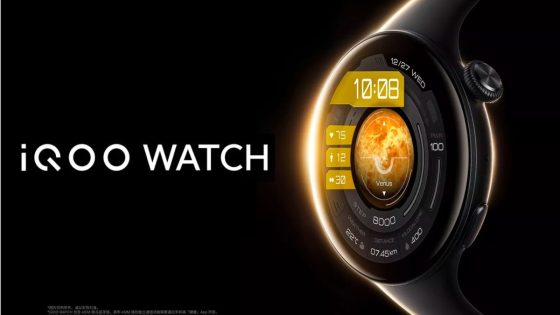 iQoo First Smartwatch With AMOLED Screen And SpO2 Tracking Arrives In China