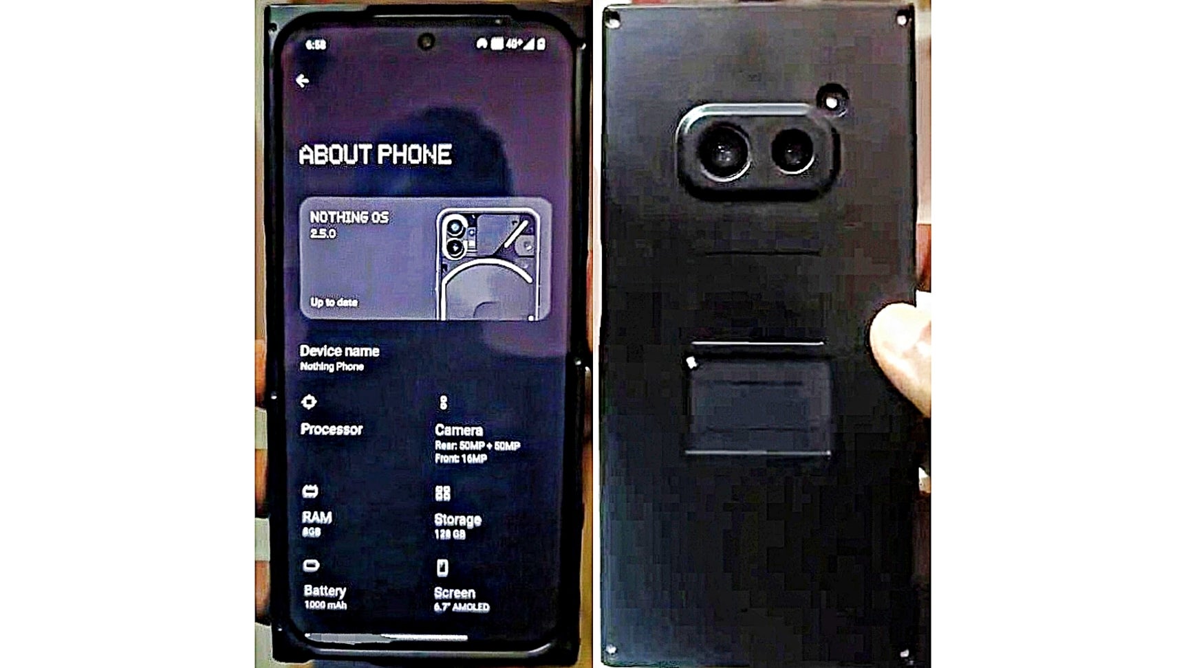 Leaked hands-on images of a seriously boxed-up Nothing Phone 2a suggest a different design than the Nothing Phone 2. - Nothing Phone 2a: The most eye-catching affordable phone of 2024 – doomed to fail?