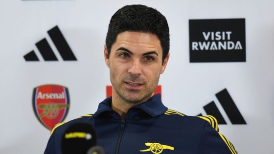 Arteta challenges Arsenal team to end winless run at Anfield