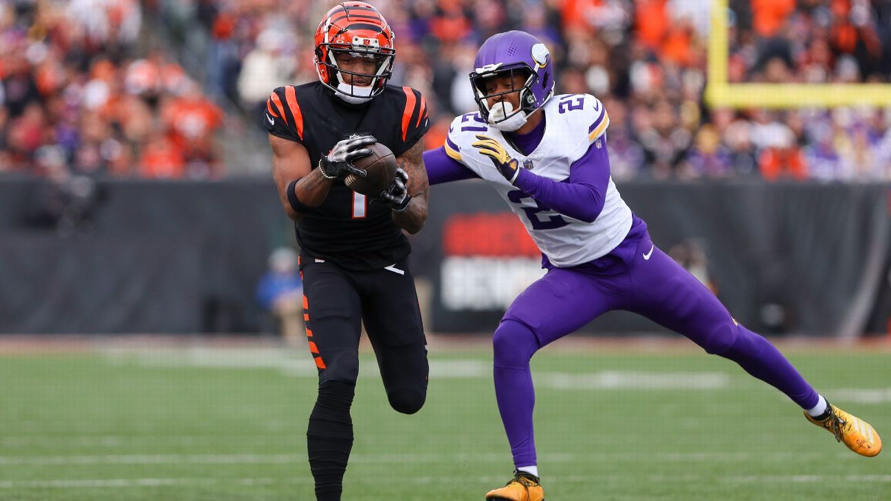 Bengals' Ja'Marr Chase day-to-day; DJ Reader out for season