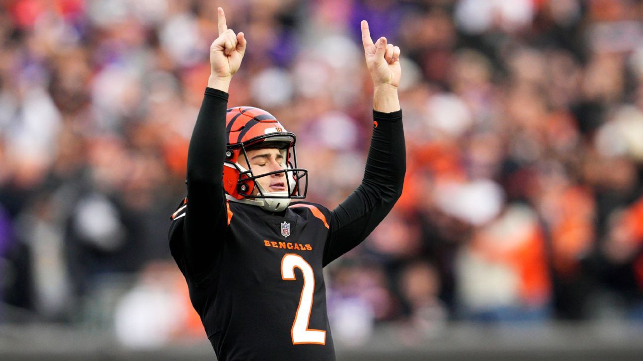Bengals boost playoff chances with OT win vs Vikings
