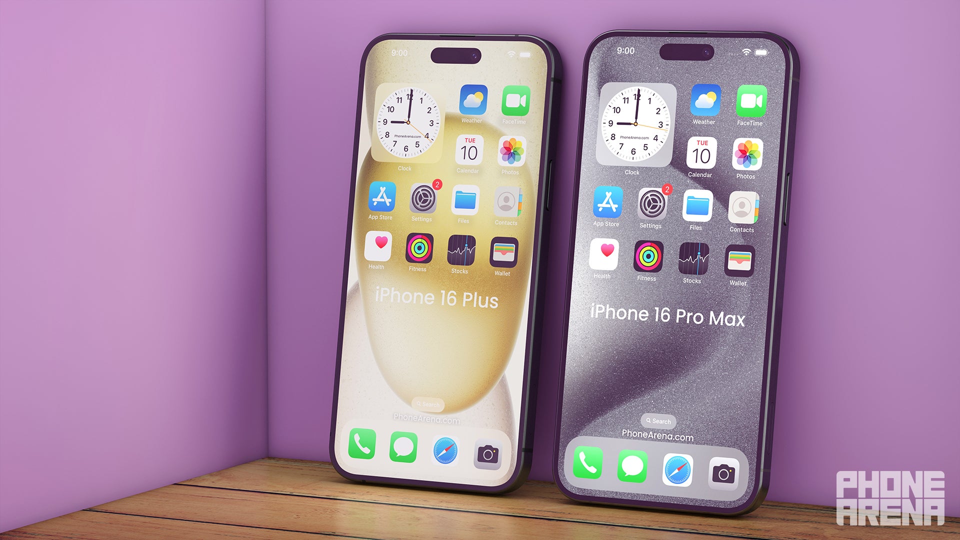 Image credit – PhoneArena – The biggest iPhones yet: here's what the iPhone 16 Pro and Pro Max could look like next to the iPhone 15 Pro and Pro Max