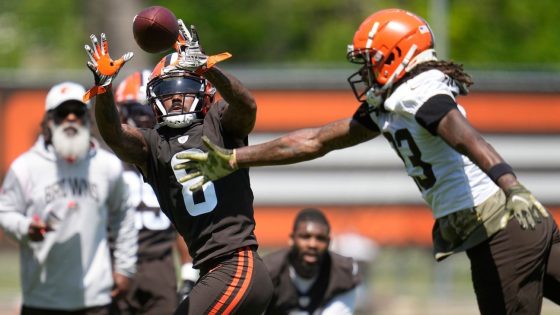 Browns' Elijah Moore released from hospital after head injury