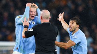 FA charges Man City, not Haaland for ref reaction vs. Spurs