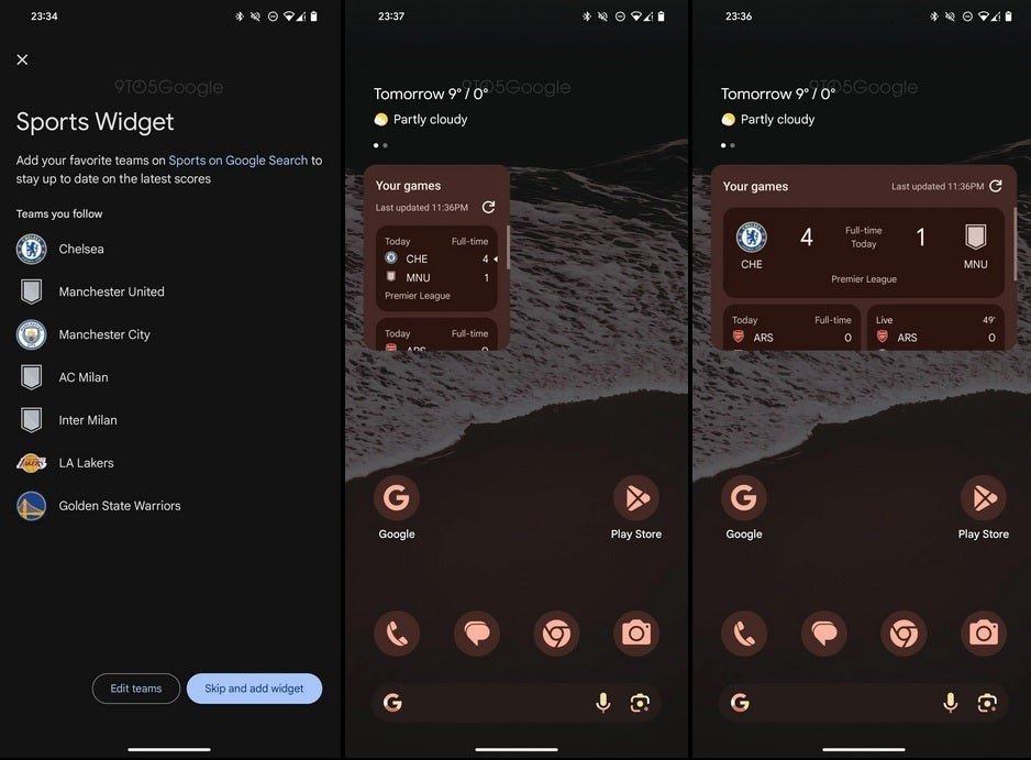 Hidden Code Reveals Google App-Based Sports Widget Coming to Android Home Screen - Hidden Code Reveals Sports Fans Will Soon Get a Cool New Widget for Their Android Home Screen