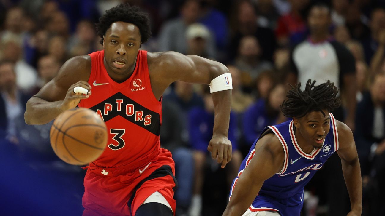 Knicks getting Raptors' O.G. Anunoby, deal RJ Barrett, sources say