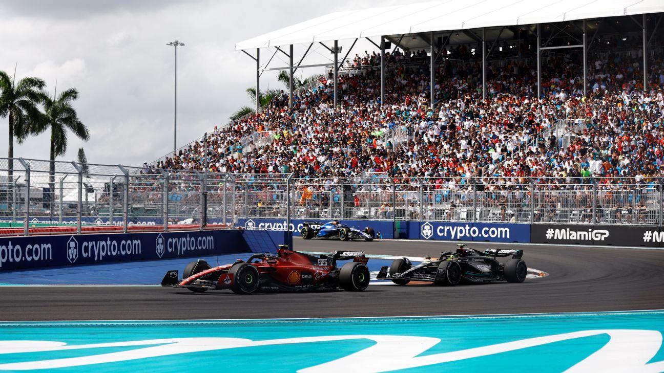 Miami and China among six sprint race locations in 2024