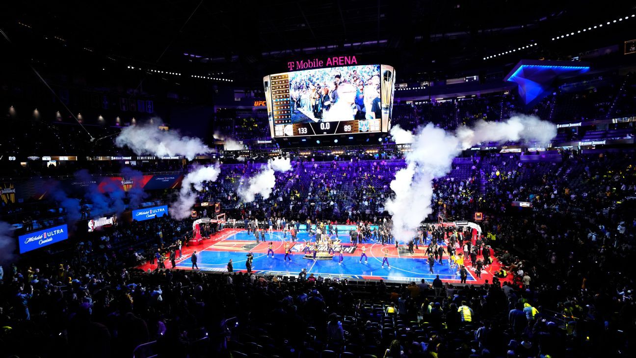 NBA celebrates in-season tournament final four in Las Vegas