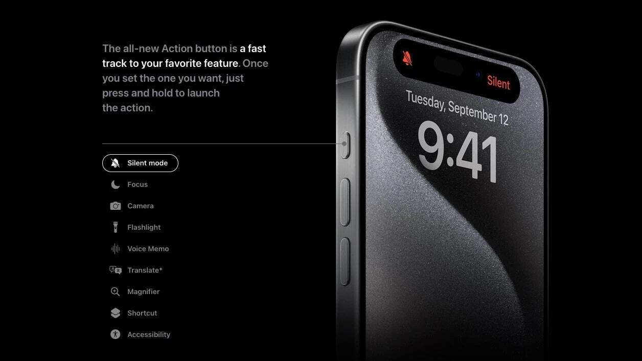 The action button on the iPhone 15 Pro models is expected to have a new design and be included on all four iPhone 16 models - The report states that a redesigned action button will be available on all four iPhone 16 models.