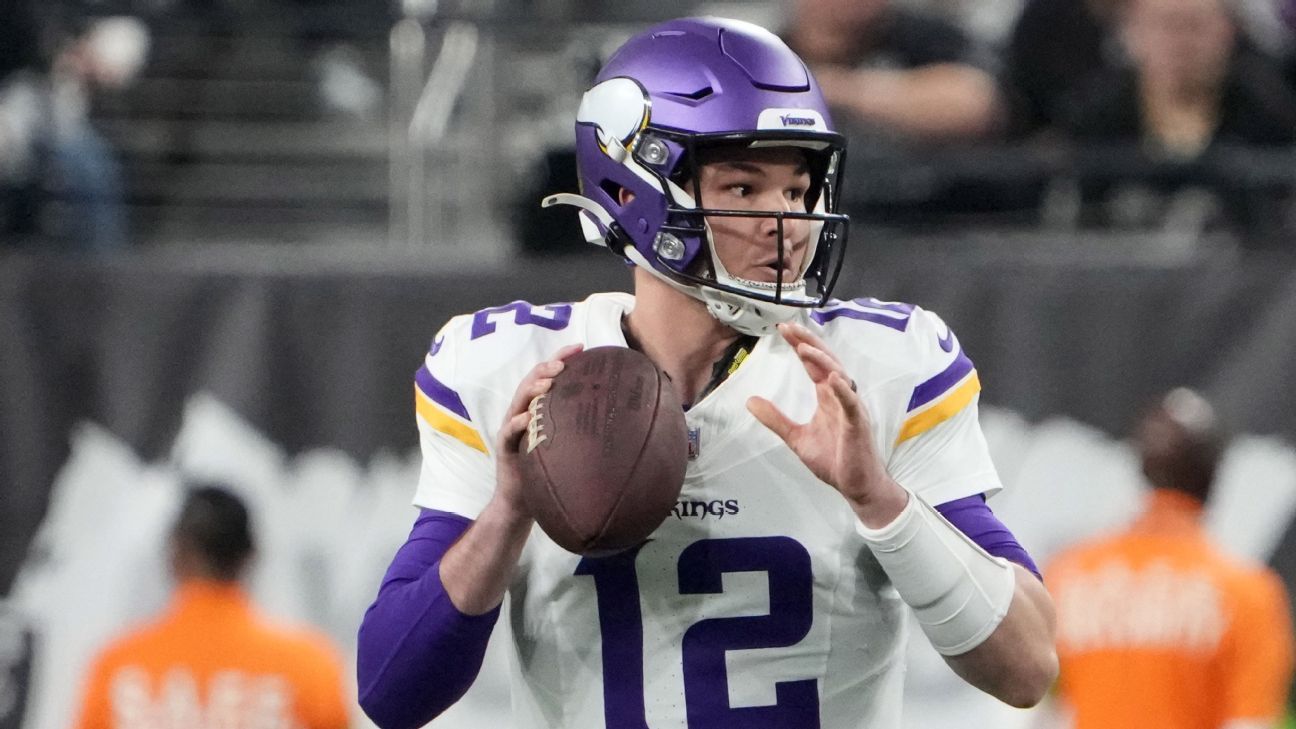 Sources: Minnesota Vikings QB Nick Mullens to start vs. Lions