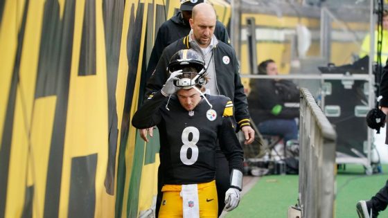 Steelers' Kenny Pickett leaves loss with ankle injury