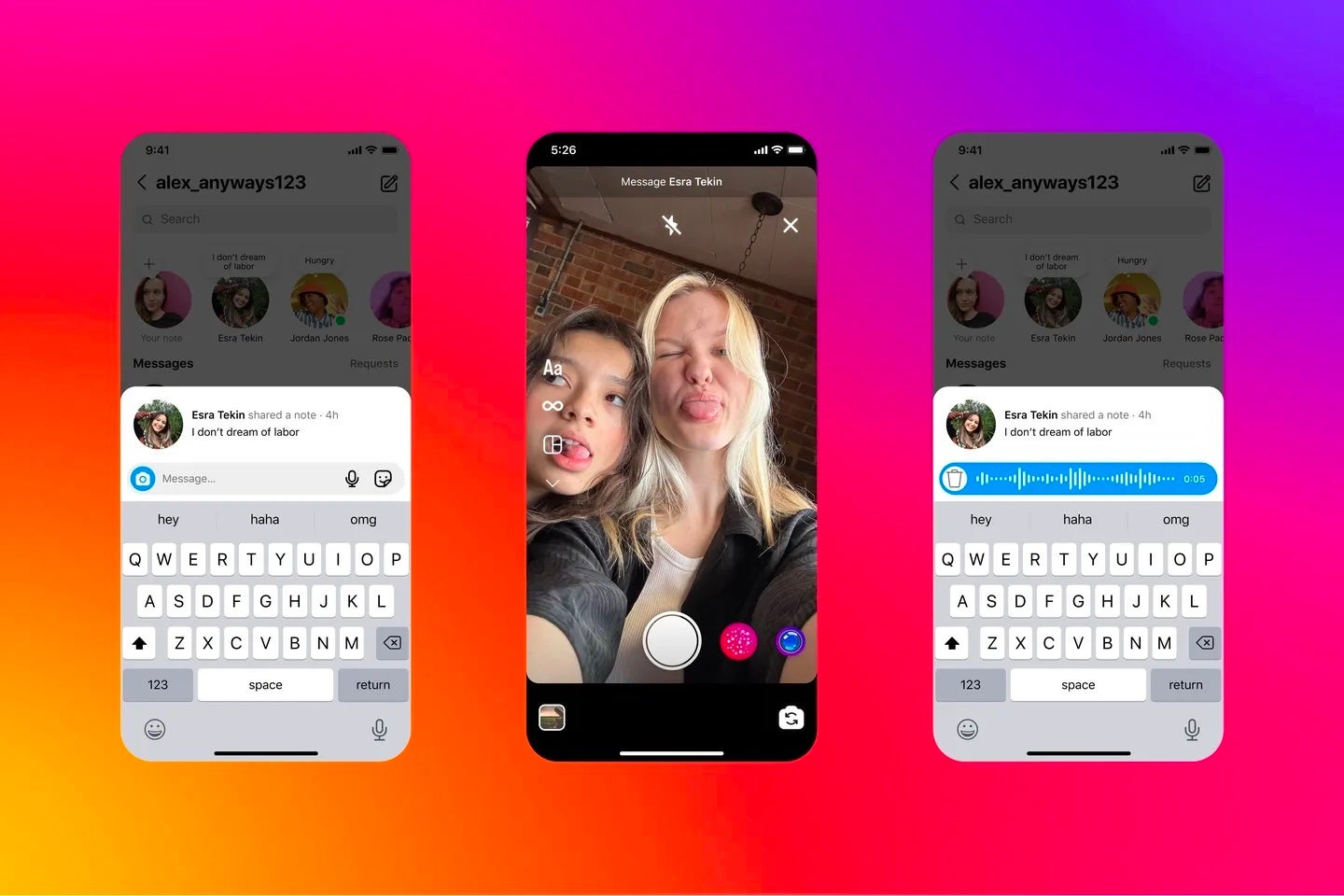 You can now set your Instagram status as a selfie video and reply to notes with more than text