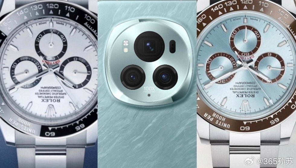 The camera bump also looks like a luxury watch – Honor teases the Magic 6 Pro with a luxury watch-shaped camera bump