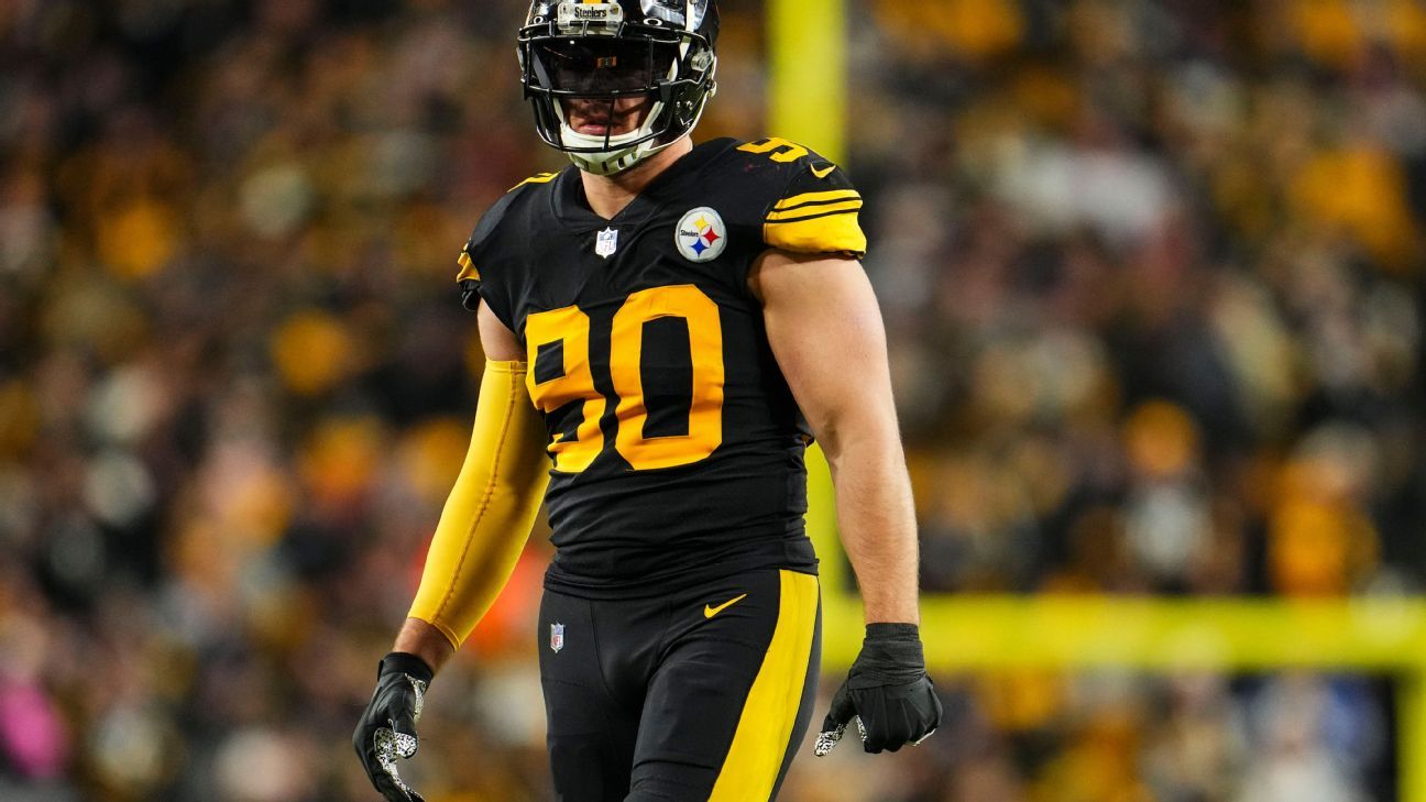 Steelers rule T.J. Watt out; Mason Rudolph to remain QB1 vs. Bills