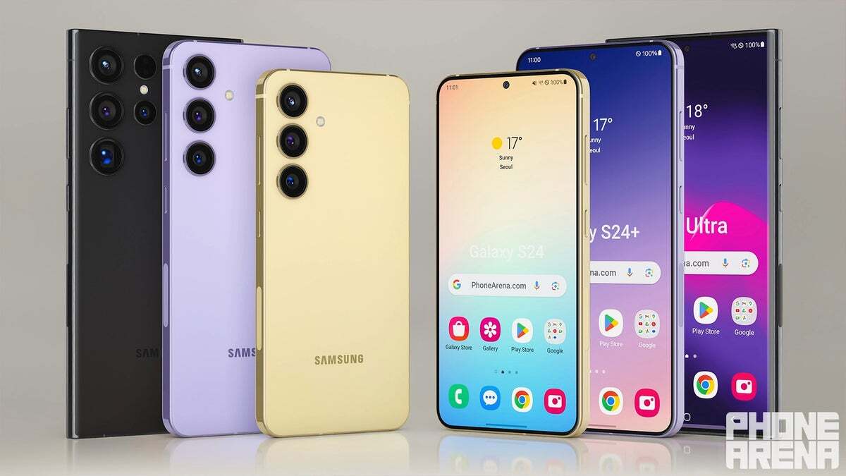 S24 Device Renders – Samsung Galaxy S24 Announcement Live Blog: We Cover All the Samsung Unpacked 2024 News