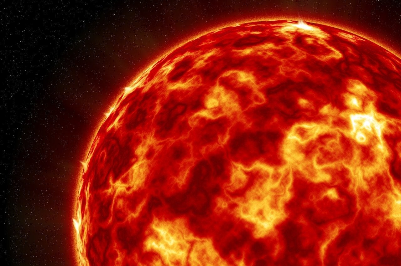 Food for thought: why not a bright and powerful Galaxy Ultra color like the sun in this photo?  Quite a bold red palette for a phone, might I add (Image Source - Pixabay) - The Galaxy S24 has finally brought more colorful options, but where are the bold and brave options?