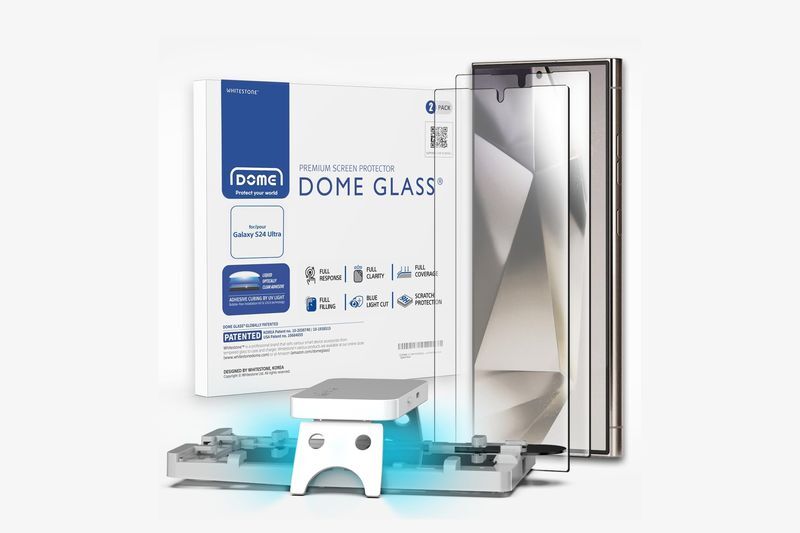 DOME GLASS Whitestone Galaxy S24 Screen Protector – Best Galaxy S24 Screen Protectors