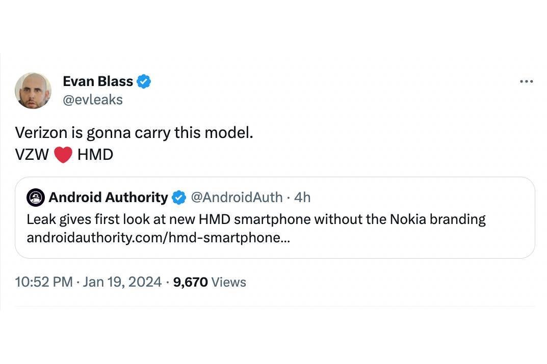 The first HMD-branded phone will apparently come to the US and it doesn't look bad in pictures