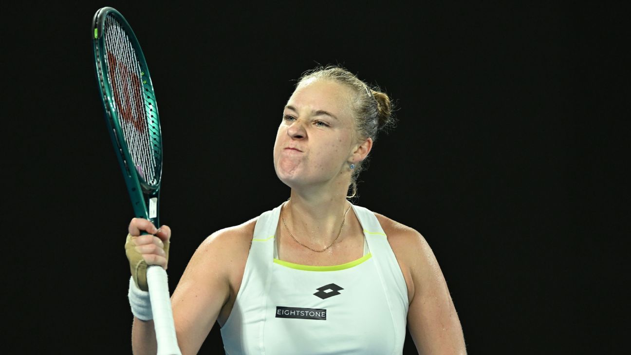 After record tiebreaker, Anna Blinkova upsets Elena Rybakina