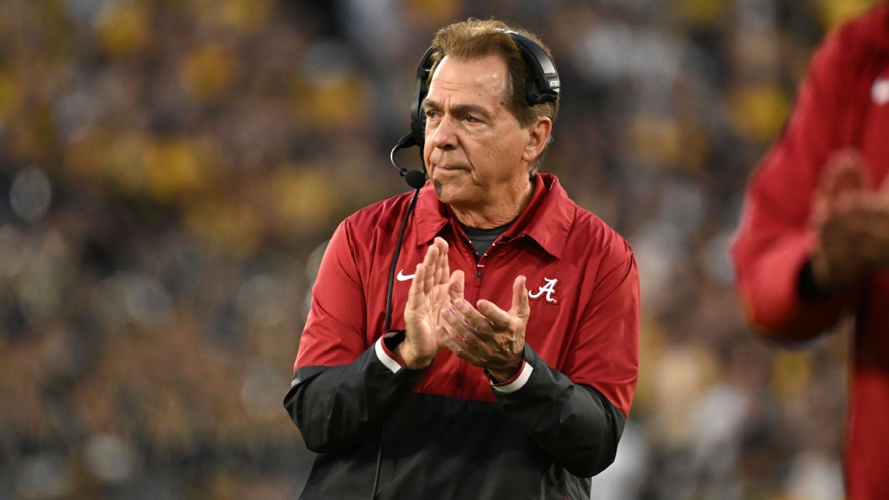 Alabama football coach Nick Saban announces retirement
