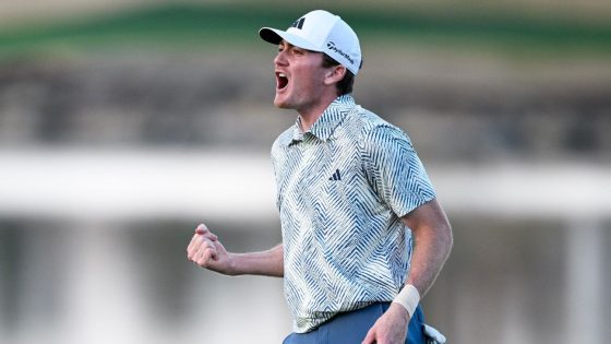 Amateur Nick Dunlap, 20, wins PGA Tour's The American Express