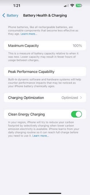Batterygate led to Apple including the new Battery Health & iPhone Charging Page - Apple begins sending iPhone users their share of the $500 million "Battery holder" regulation