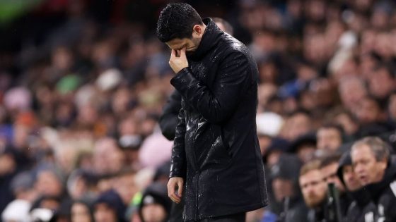Arteta left to search for solutions as Arsenal sink at Fulham