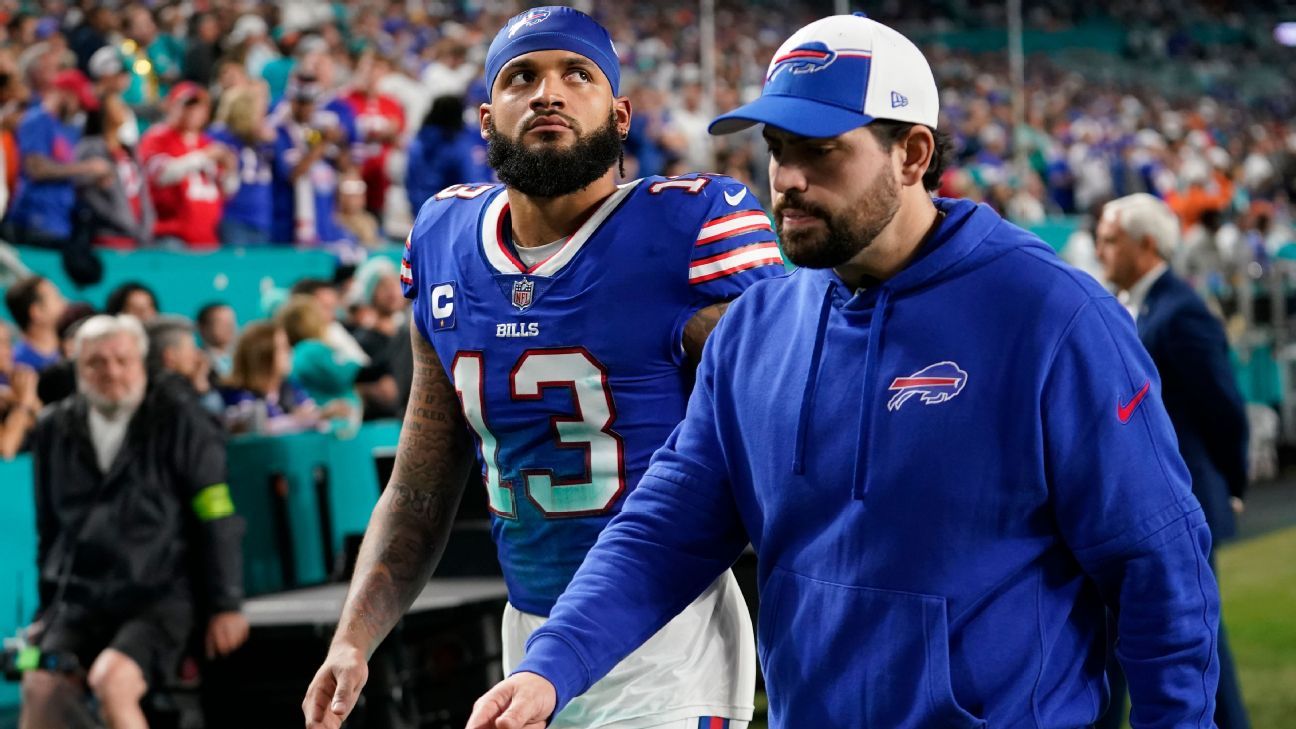 Bills won't have WR Gabe Davis, S Taylor Rapp vs. Steelers