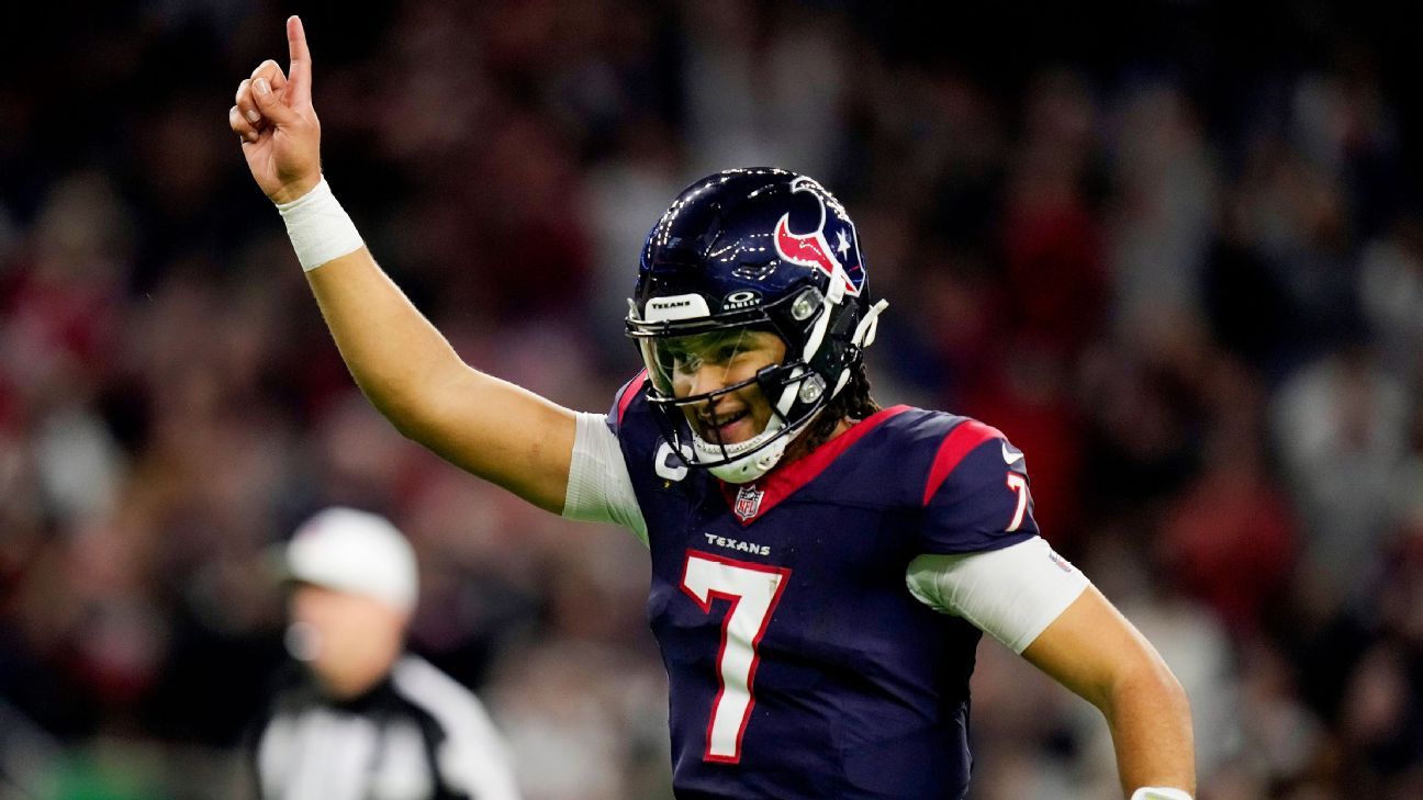 C.J. Stroud 'special' as Texans get wild-card revenge on Browns