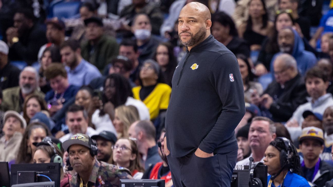 Darvin Ham says he has support of Lakers brass - 'We're all aligned'