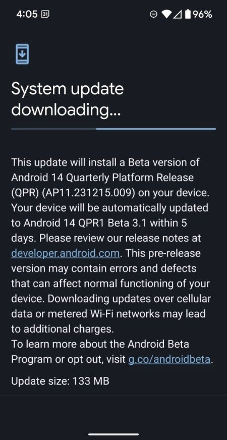 Google rolls out Android 14 QPR2 Beta 3.1 bug fix patch for Pixel devices