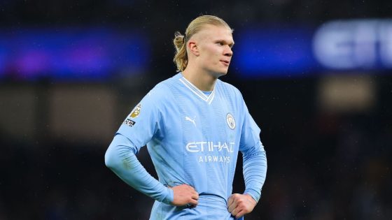 Haaland set for Man City return after two-month injury - Guardiola