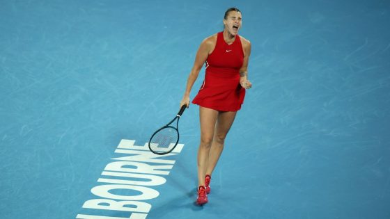 How Aryna Sabalenka won her second Australian Open title in a row
