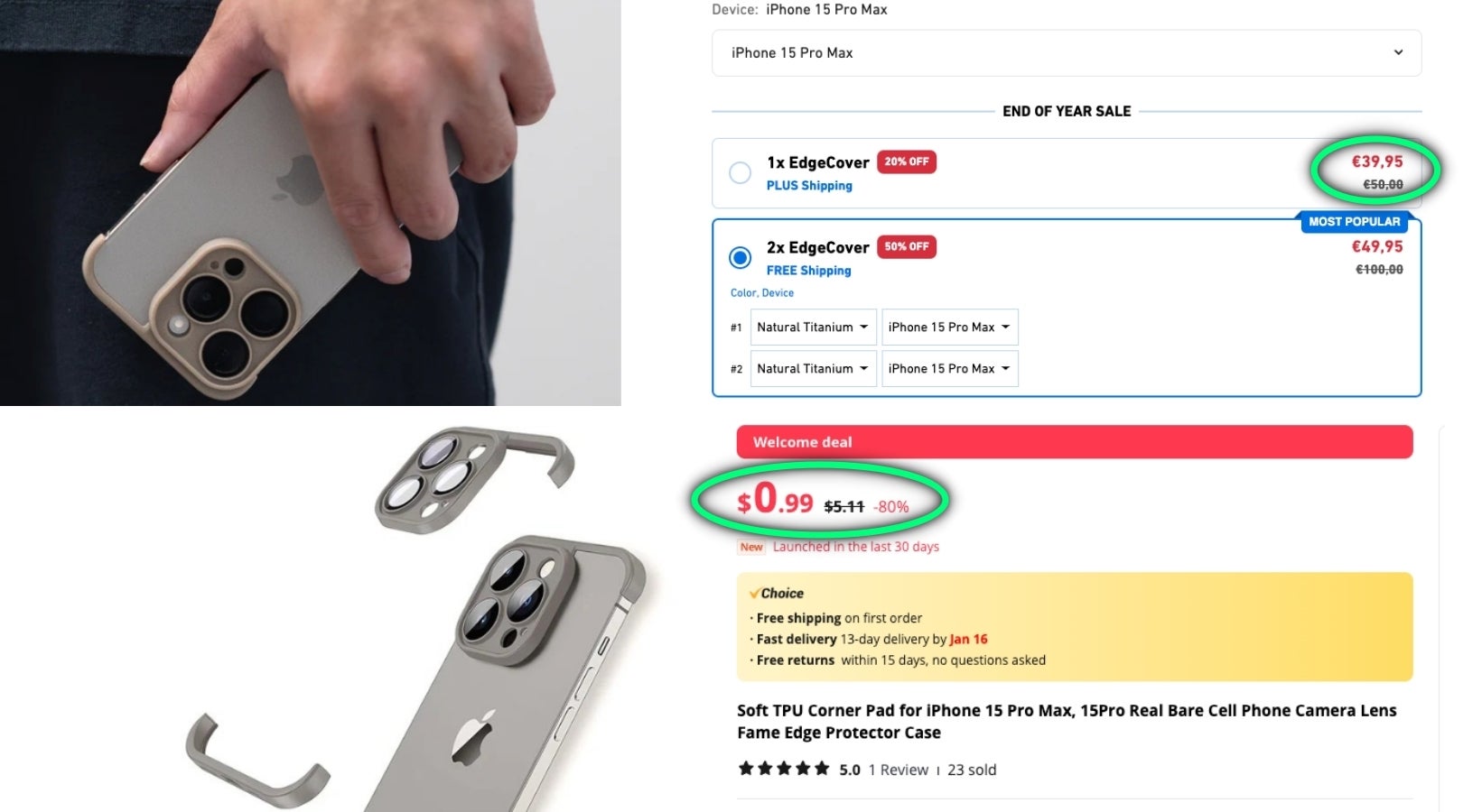 $50 versus $1 for the same iPhone bumper case?  - Hundreds of people are falling for this iPhone case scam: stop paying too much for iPhone accessories