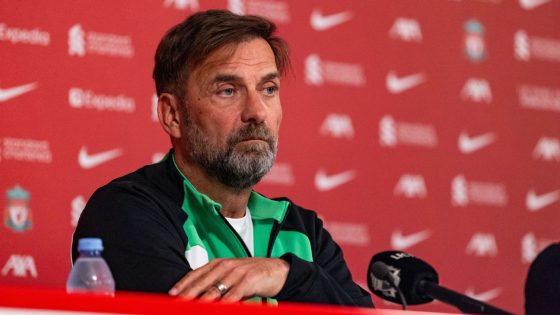 Klopp rules out U-turn; won't help pick own Liverpool successor