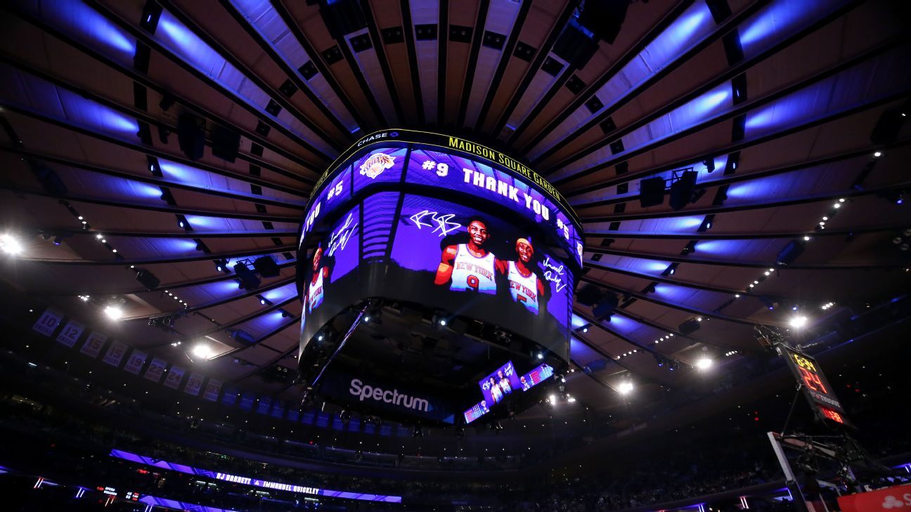 Knicks give RJ Barrett, Immanuel Quickley warm welcome in MSG returns