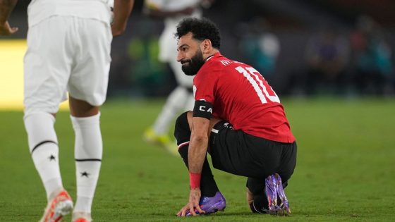 Liverpool's Mohamed Salah forced off injured for Egypt at AFCON
