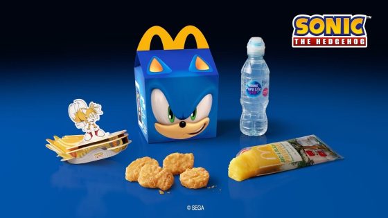 Sonic the Hedgehog Becomes a McDonald’s Happy Meal in the UK