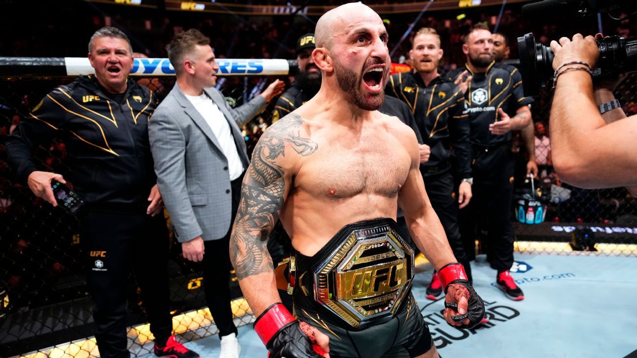 UFC title matchup projections: What does our model say about Volkanovski-Topuria?