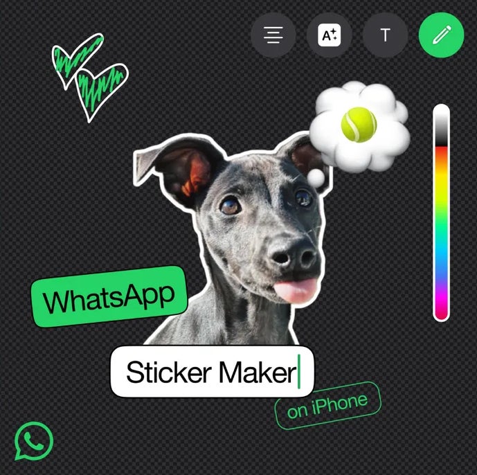 WhatsApp rolls out custom sticker maker to iOS