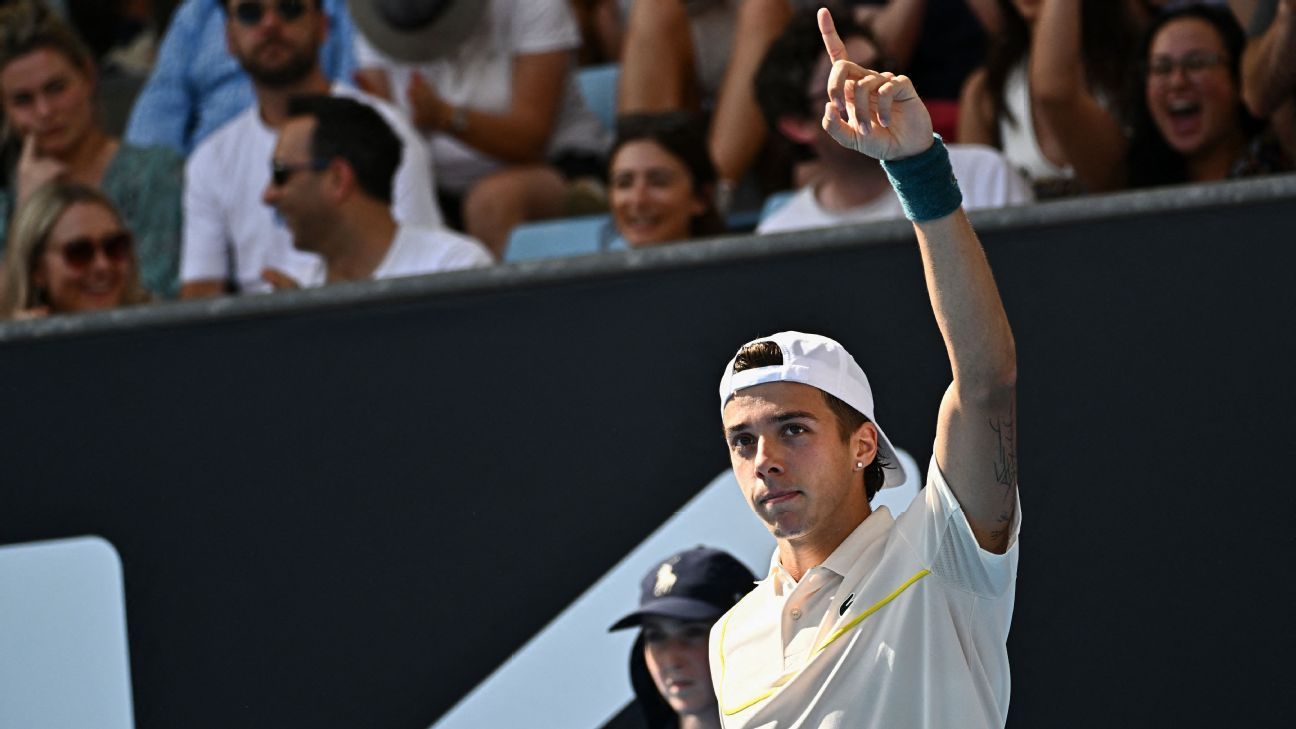 Wild card Arthur Cazaux takes the Australian Open by storm