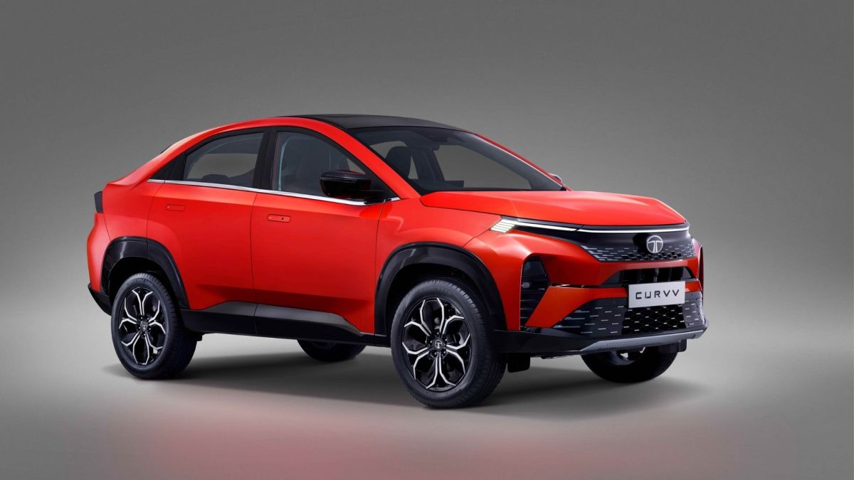 First Look: Tata Curvv Revealed at Bharat Mobility Expo Preceding Its Official Launch