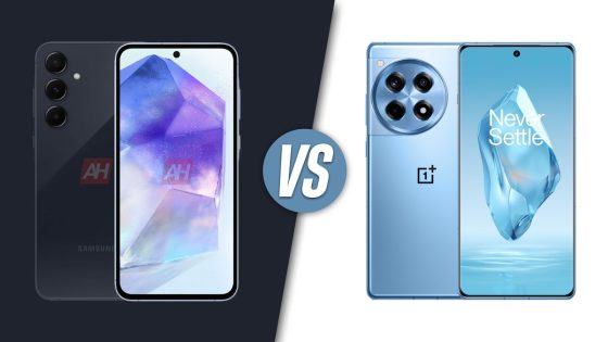 Galaxy A55 vs OnePlus 12R: it doesn't even feel close