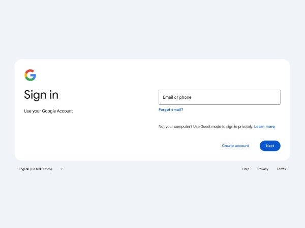 Google begins rolling out the more modern redesign of its login page