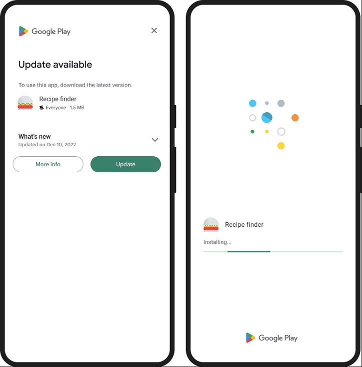 Google standardizes app update prompts: Android users will receive notifications prompting them to upgrade their apps.