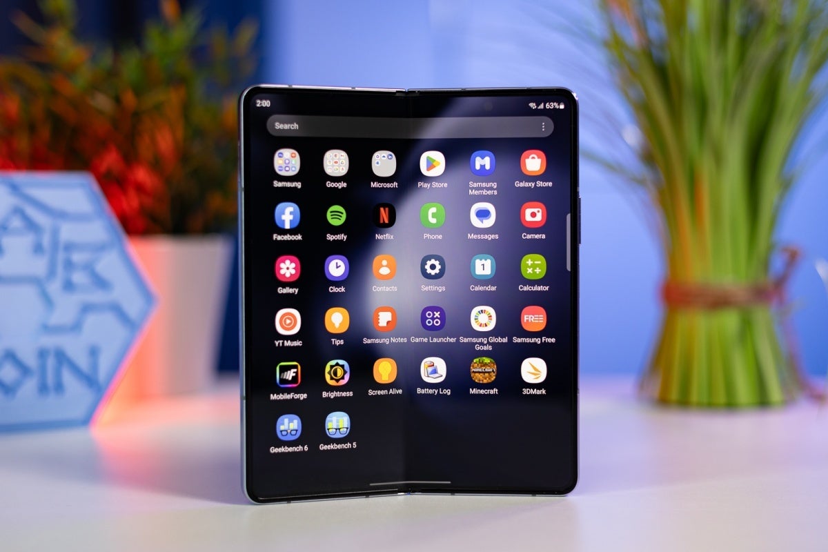 Apple's first foldable device could be slightly larger than the Galaxy Z Fold 5 (pictured here in all its glory).  - Apple's first foldable device could replace the popular iPad mini 