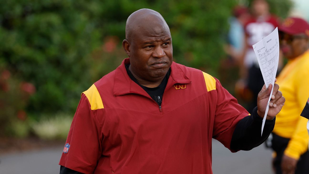 Commanders fire Eric Bieniemy, coach Dan Quinn says
