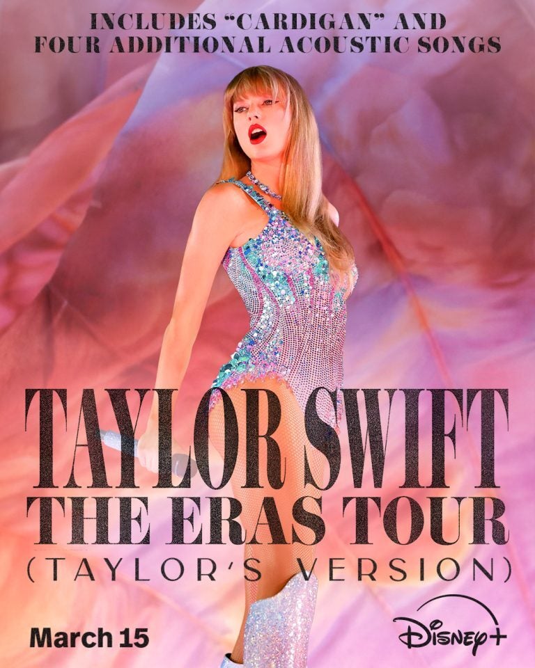 Taylor Swift Eras Tour Movie Debuts Exclusively on Disney+ March 15 - Disney+ Secures Exclusive Streaming Rights to Record-Breaking Taylor Swift Concert Film